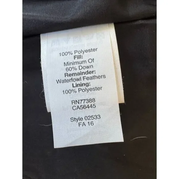 J.Crew Herringbone Quilted Puffer Vest Down Fill Zip Front Pockets XXS - Picture 9 of 9